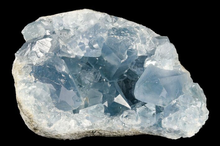 Sparkly Celestine (Celestite) Crystal Cluster - Madagascar #184369